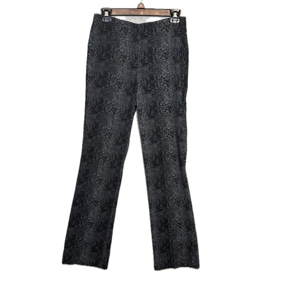 Flared Snake Print Pants back zipper Stretch jeggings size 5